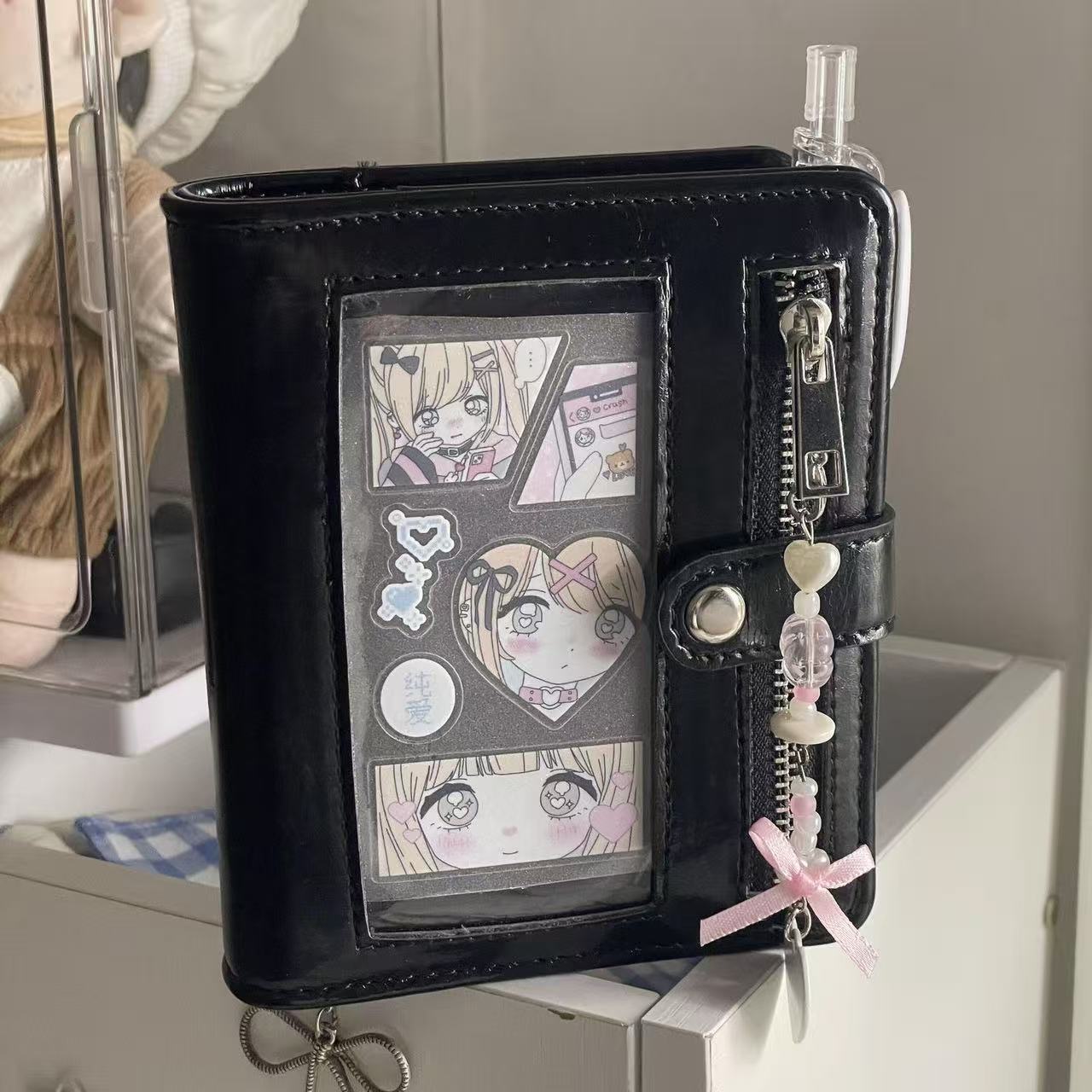 Leather Work Notepad - Korean Style Kawaii M5 PU Leather