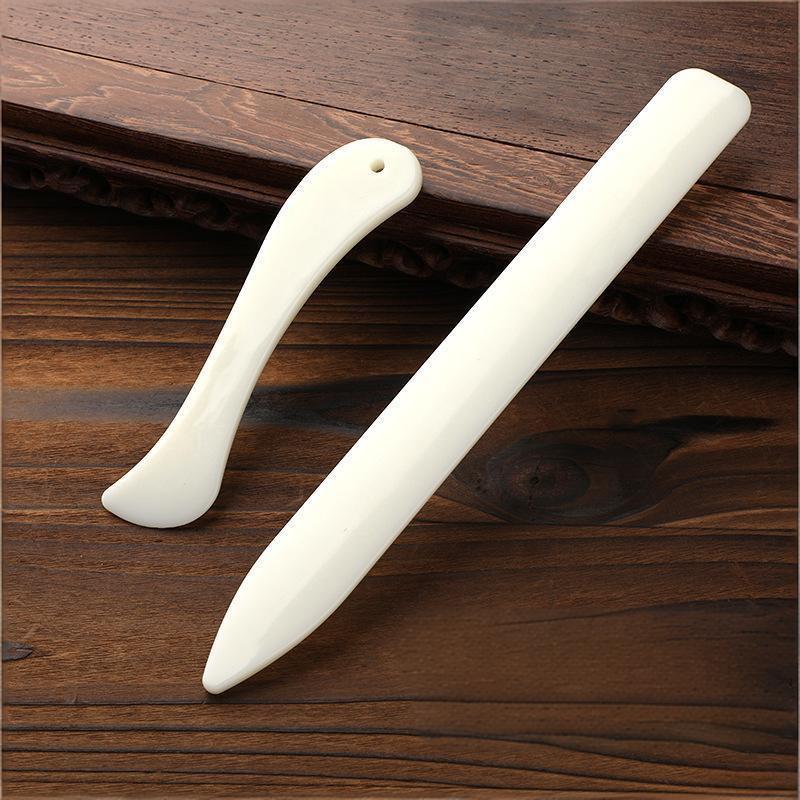 Bone Folder Tool - Leather Craft Bone Folder 2Pcs Hand