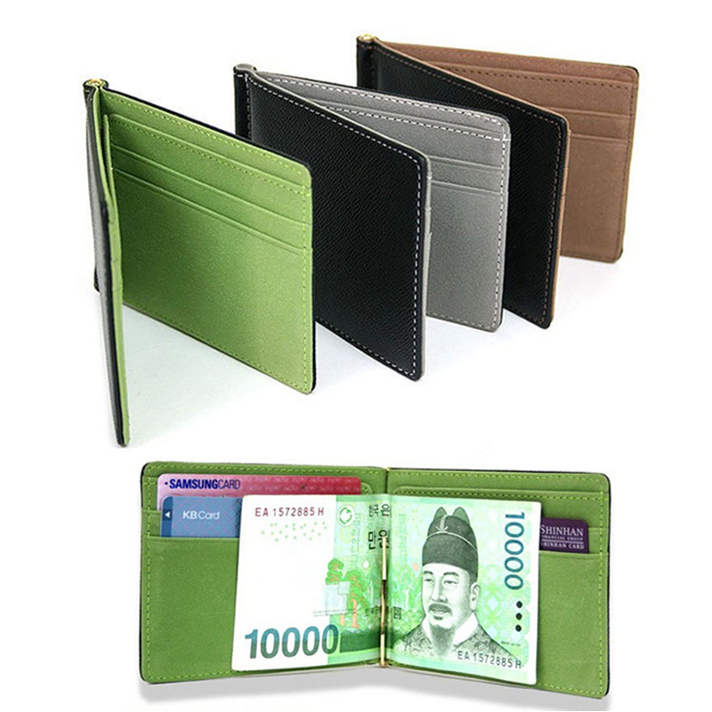 Leatherwork Clamp - Slim Men's Leather Money Clips Wallets