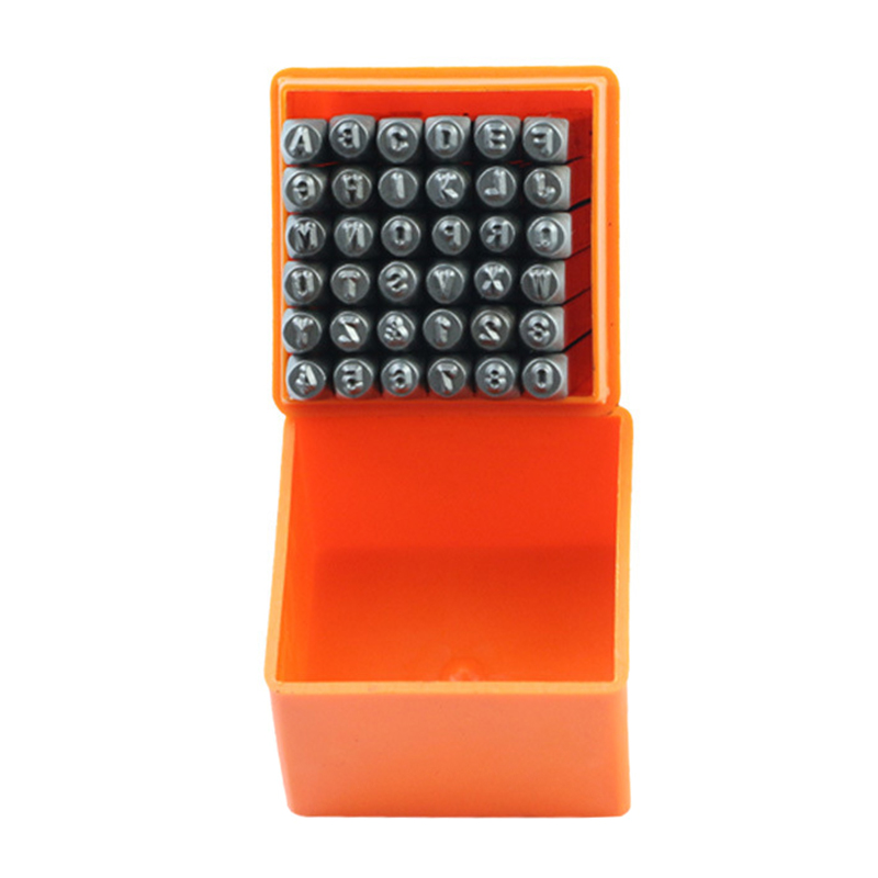 Leatherwork Tool Kit - 36 Pcs Punch Stainless Steel Letter