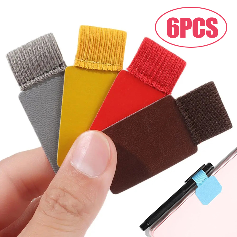 Leatherwork Clamp - 6/1PCS Self-adhesive Pen Clips for Apple