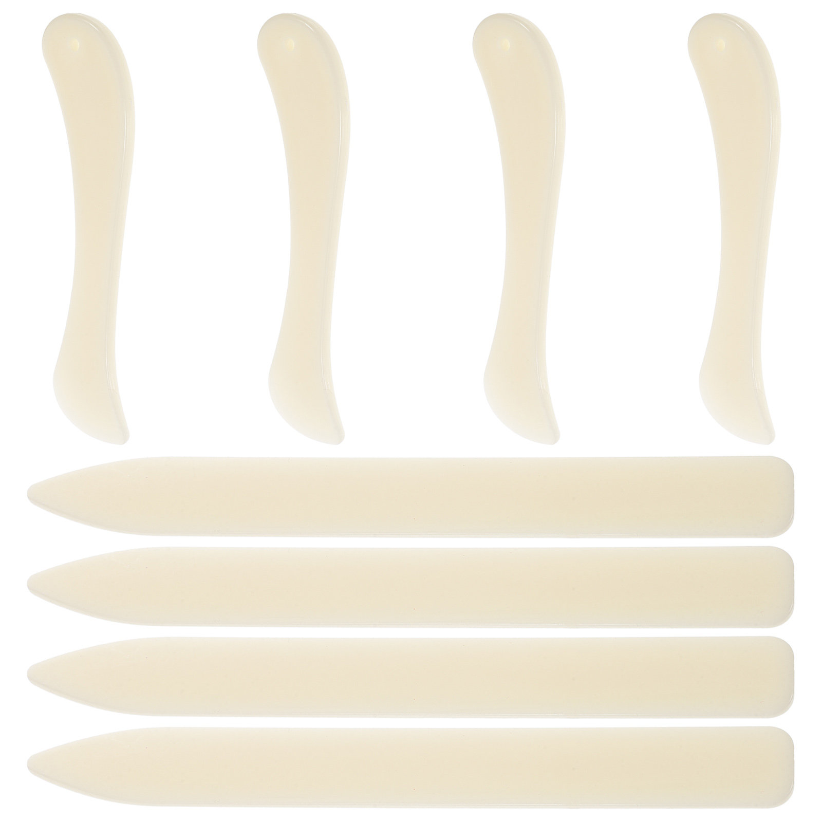 Bone Folder Tool - 8Pcs Plastic Bone Folder Paper Creaser