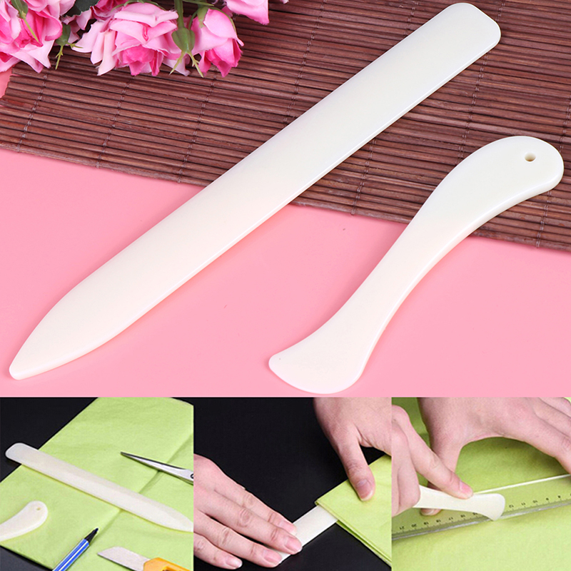 Bone Folder Tool - 2Pcs/set Plastic Bone Folder Craft Tools