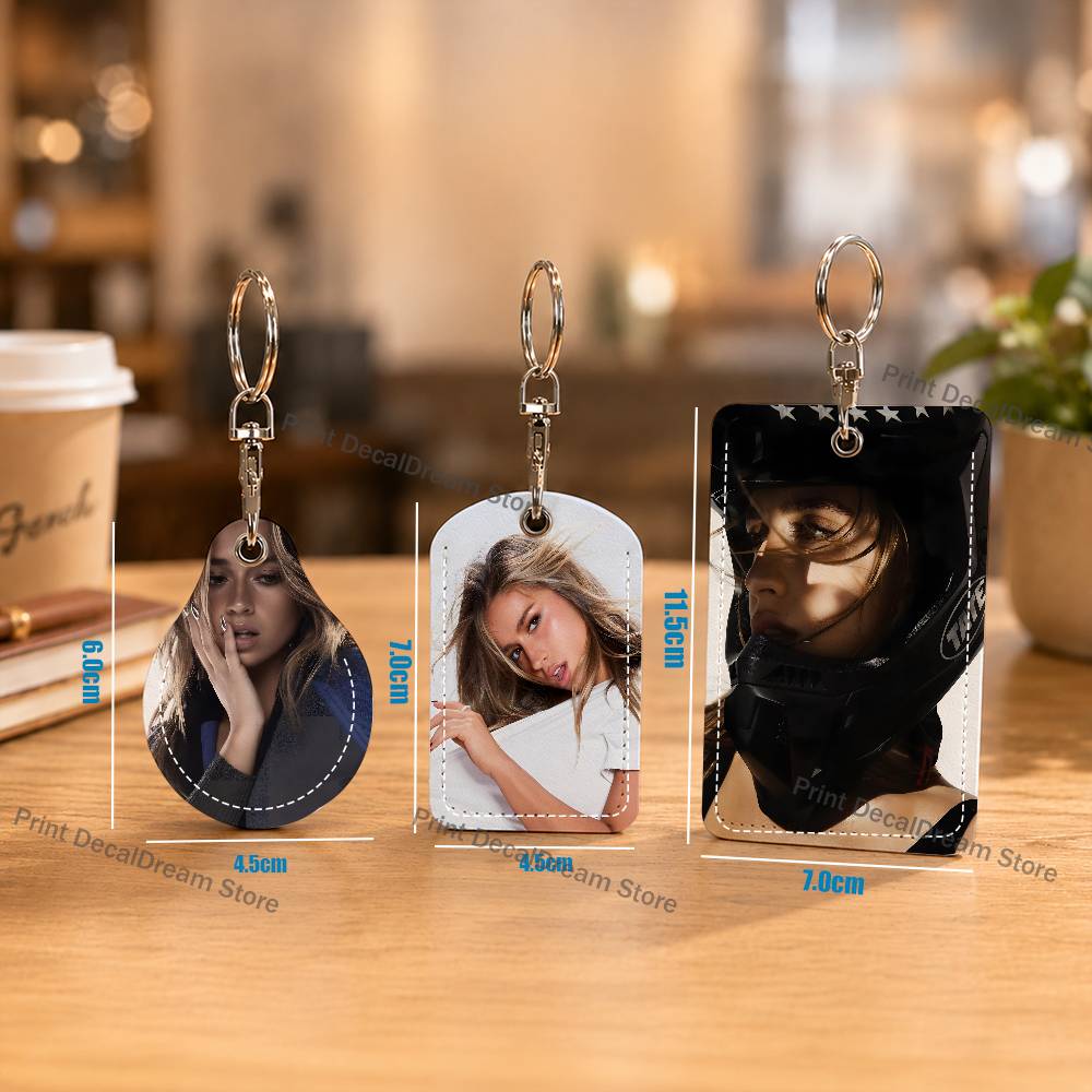 Leather Works - Singer T-Tate McRae Holder Keychain For