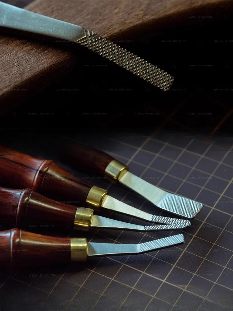 Leatherwork Tool Kit - 3/4/5/10mm Size Diamond Pattern Leather Surface