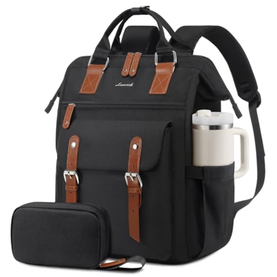 Leather Works - Laptop Backpack for Women, Teacher Nurse