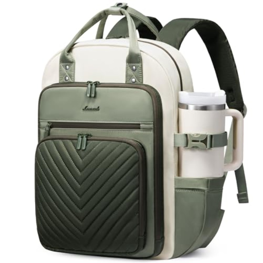 Leather Works - Laptop Backpack for Women, Water Resistant