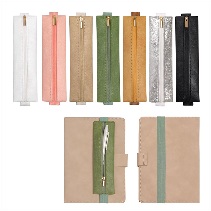 Leather Work Notepad - 1Pcs Adjustable Elastic Band Pen Holder,