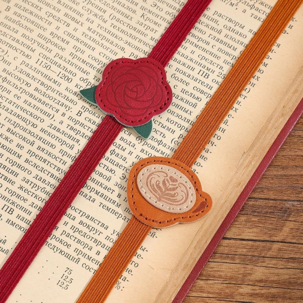 Vintage Elastic Bands Leather  - Leather Work Notepad 评论和价格