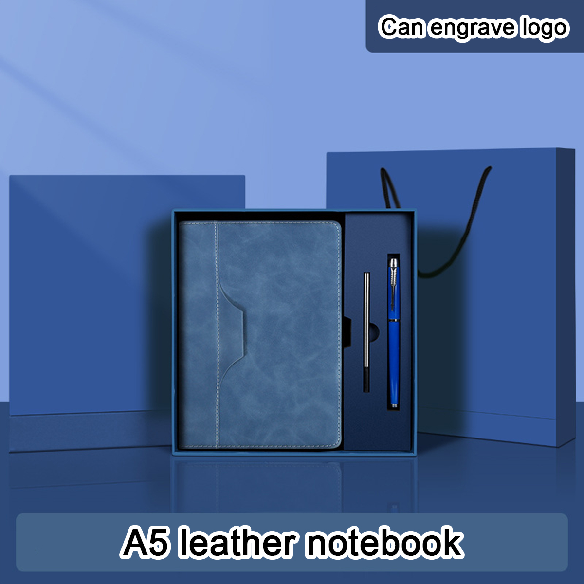 (Can Engrave Logo) A5 Leather  - Leatherwork Logo 评论和价格