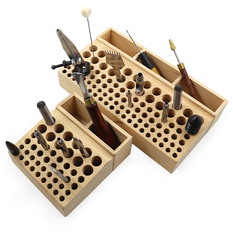 46/98 Holes Pine Wooden Leathe - Leatherwork Tool Kit 评论和价格