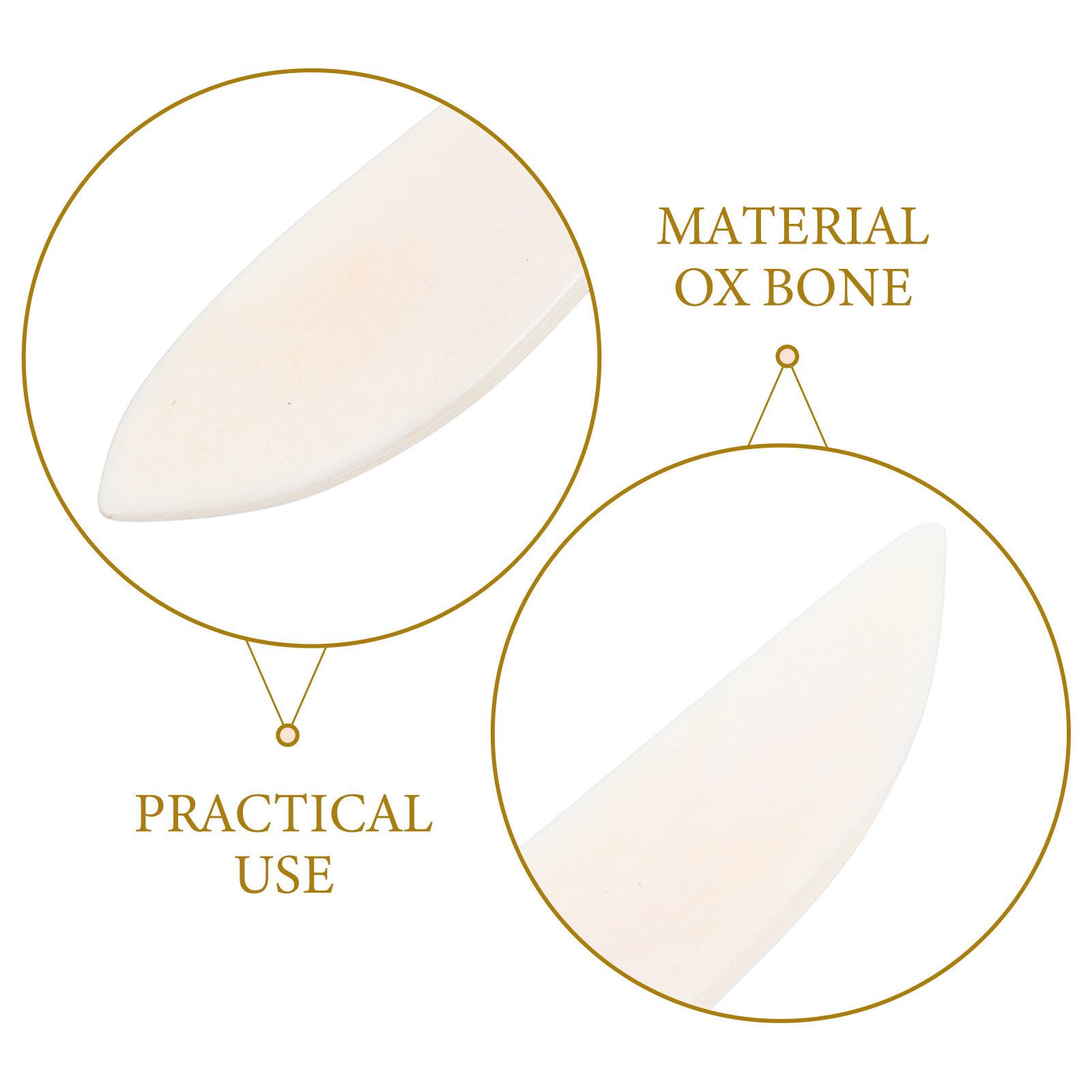 Ox Bone Folder Versatile Craft - Bone Folder Tool 评论和价格