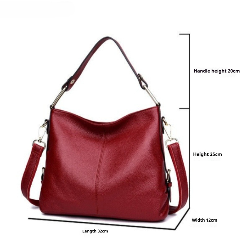 Women's Genuine Leather Should - Leatherwork Logo 评论和价格