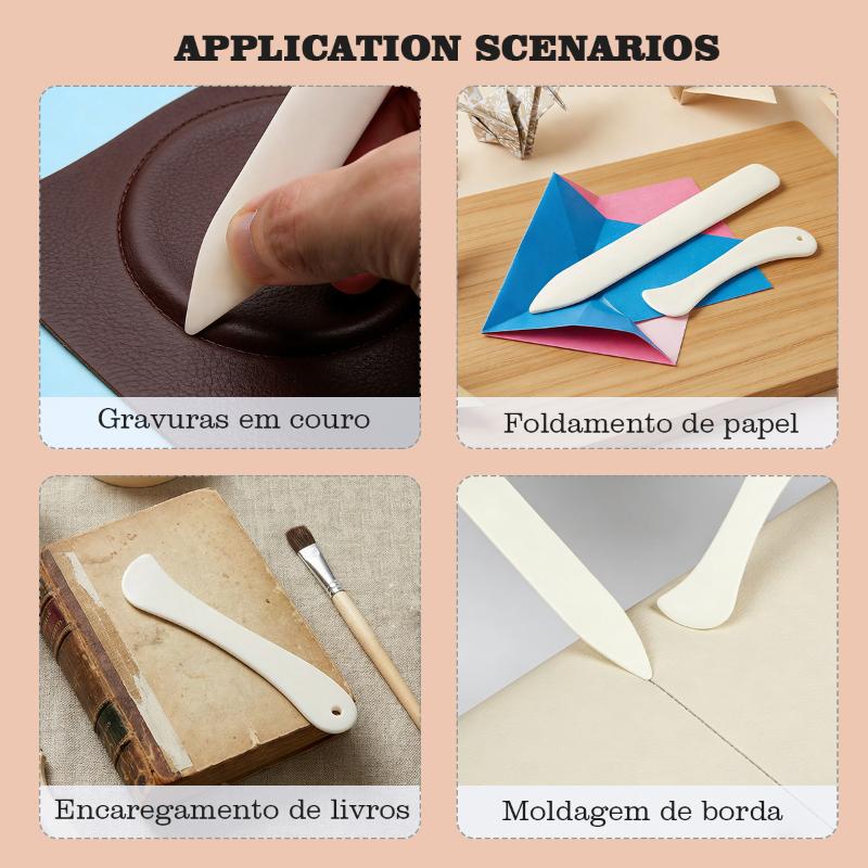 Leather Craft Bone Folder 2Pcs - Bone Folder Tool 评论和价格