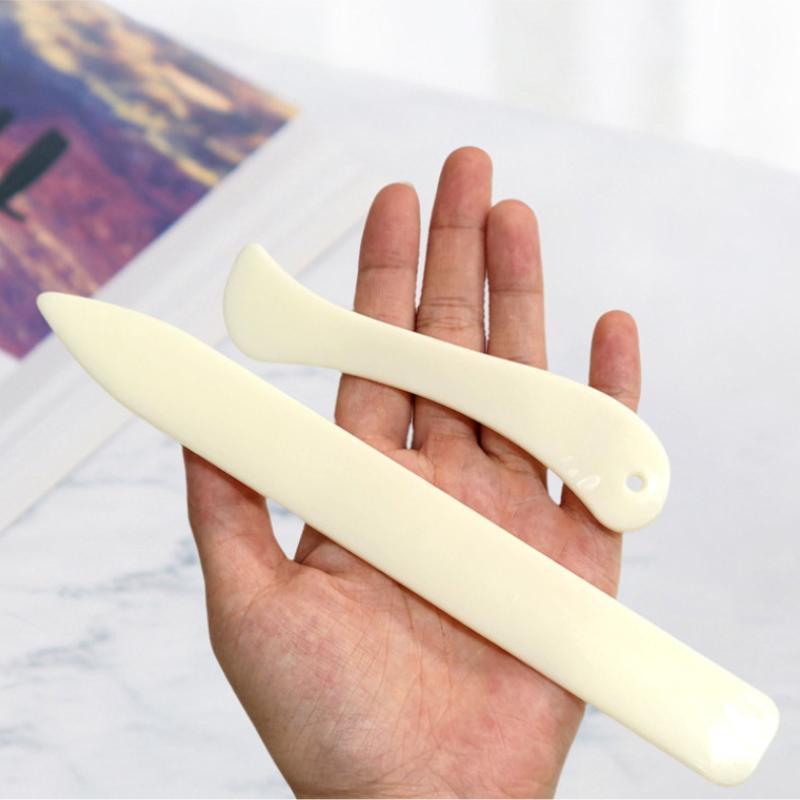 Leather Craft Bone Folder 2Pcs - Bone Folder Tool 评论和价格