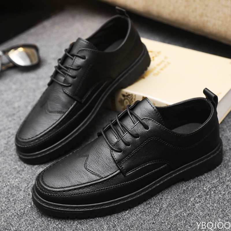 Men's Casual Leather Shoes Tre - Leatherwork Clamp 评论和价格