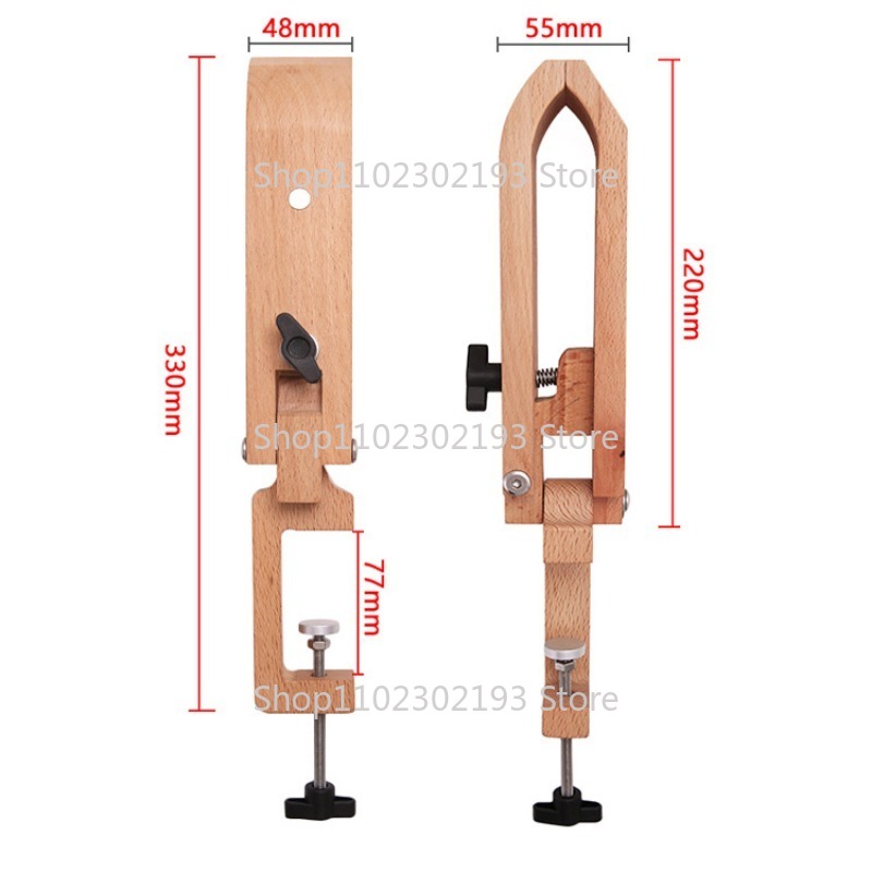 Foldable Wooden Clamp Adjustab - Leatherwork Tool Kit 评论和价格