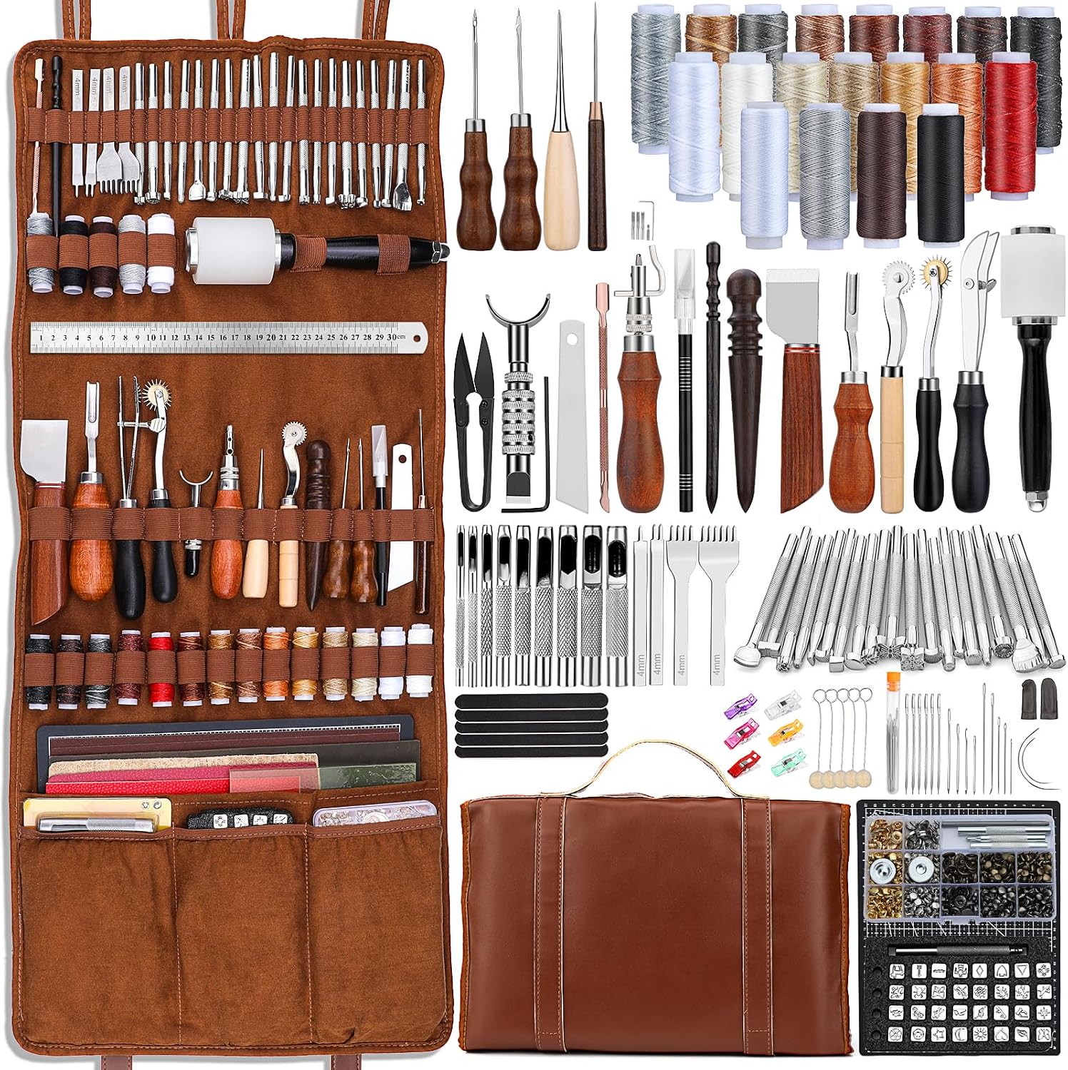 Leather Tooling Kit Leather Cr - Leather Works 评论和价格
