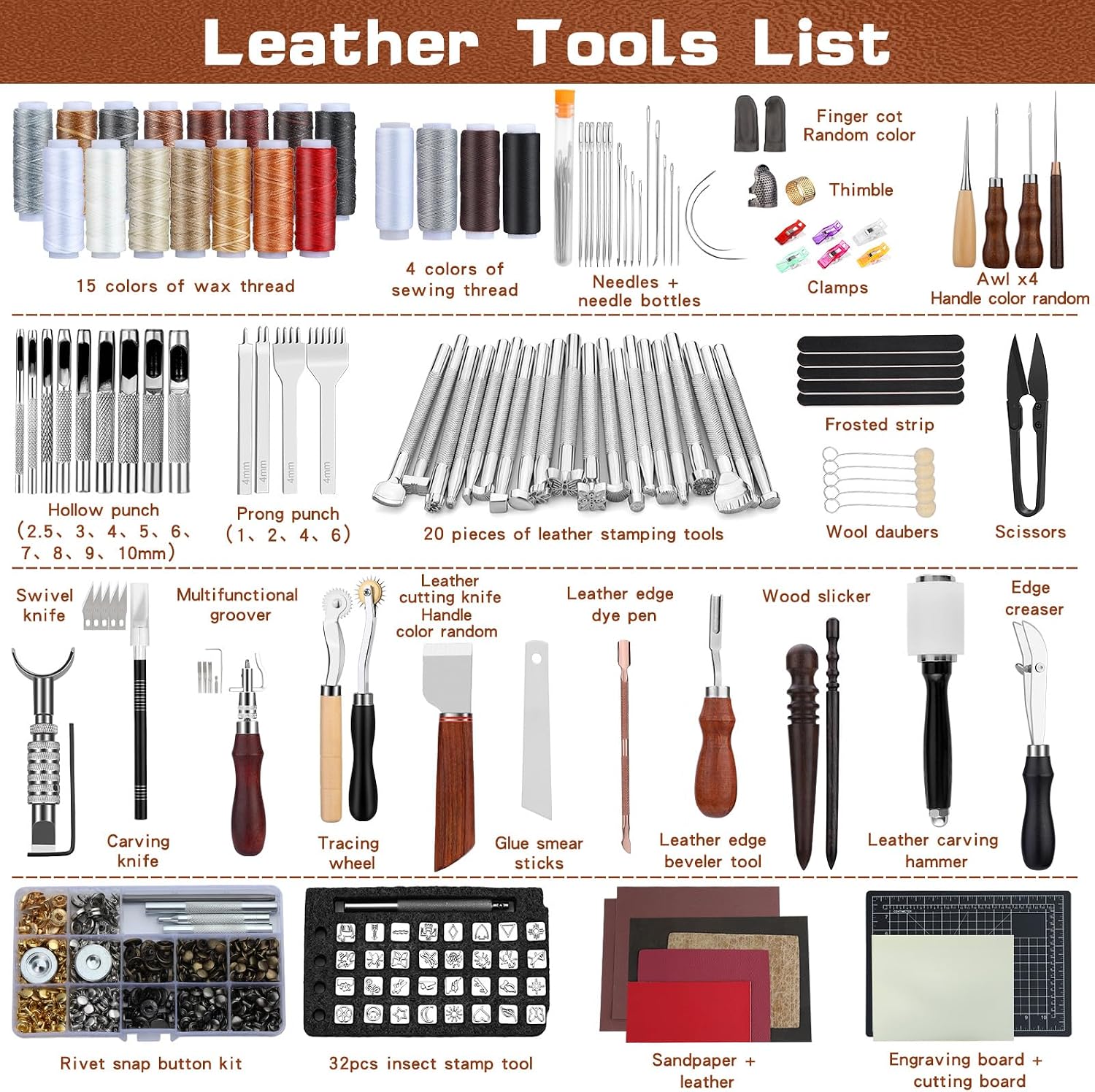 Leather Tooling Kit Leather Cr - Leather Works 评论和价格