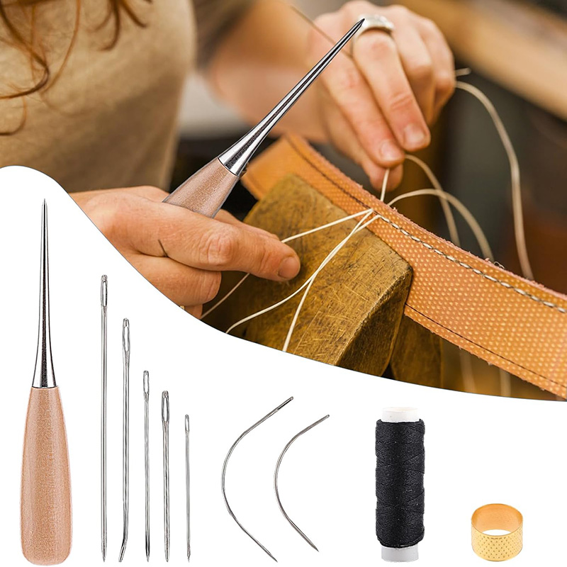 10/11Pcs Leather Sewing Kit Le - Leatherwork Tool Kit 评论和价格
