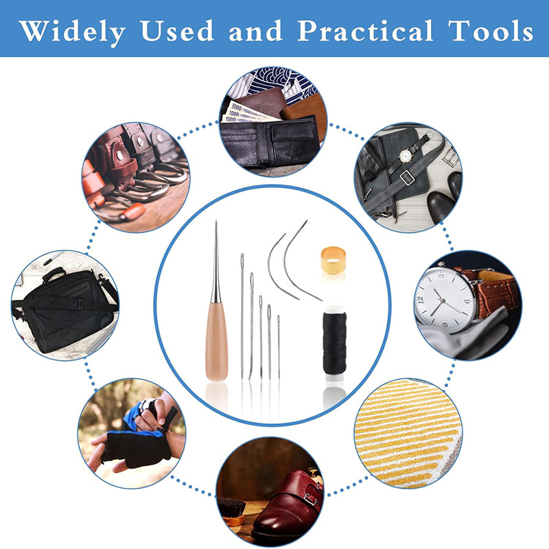 10/11Pcs Leather Sewing Kit Le - Leatherwork Tool Kit 评论和价格