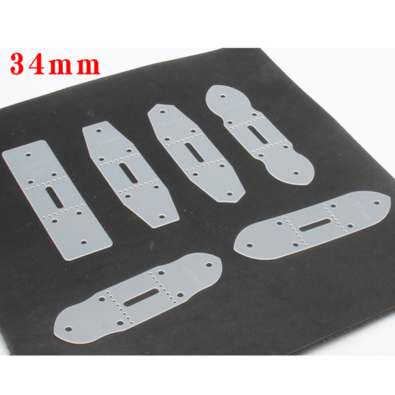 6Pcs/Set PVC Leather Belt Buck - Leatherwork Tool Kit 评论和价格