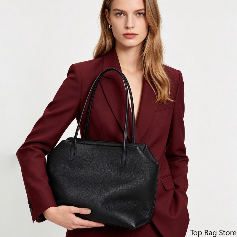 Women's Shoulder Tote Bag Eleg - Leatherwork Logo 评论和价格