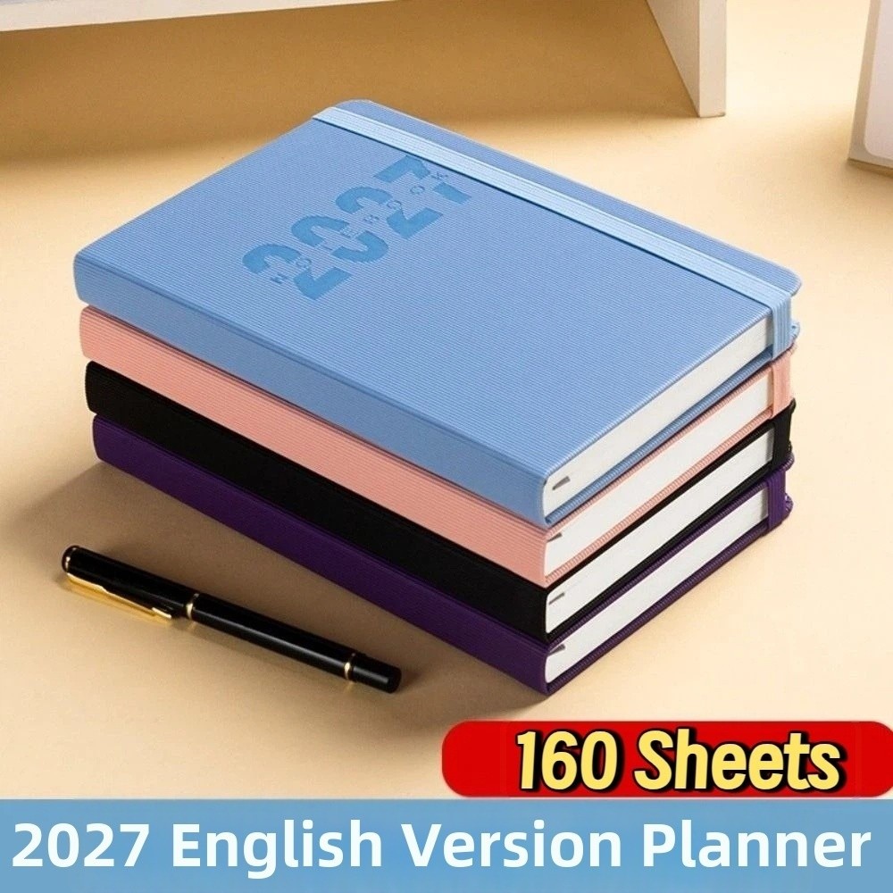 English 2027 Schedule Planner  - Leather Work Notepad 评论和价格