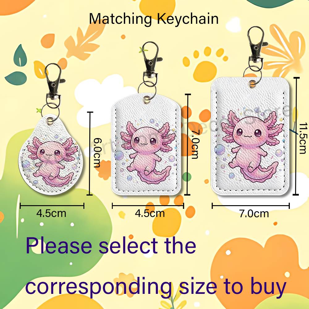Cute pink A-Axolotl Cartoon Ho - Leather Works 评论和价格