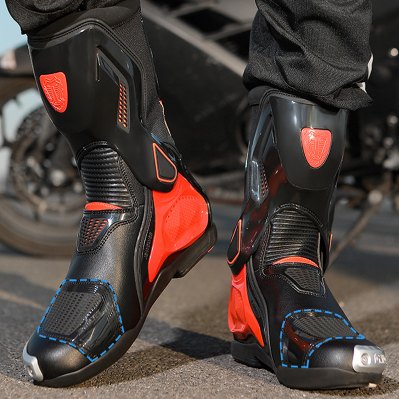 Men's Motorcycle Boots High To - Leatherwork Clamp 评论和价格