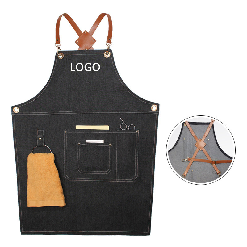 Floral PU Leather Straps Denim - Leatherwork Logo 评论和价格