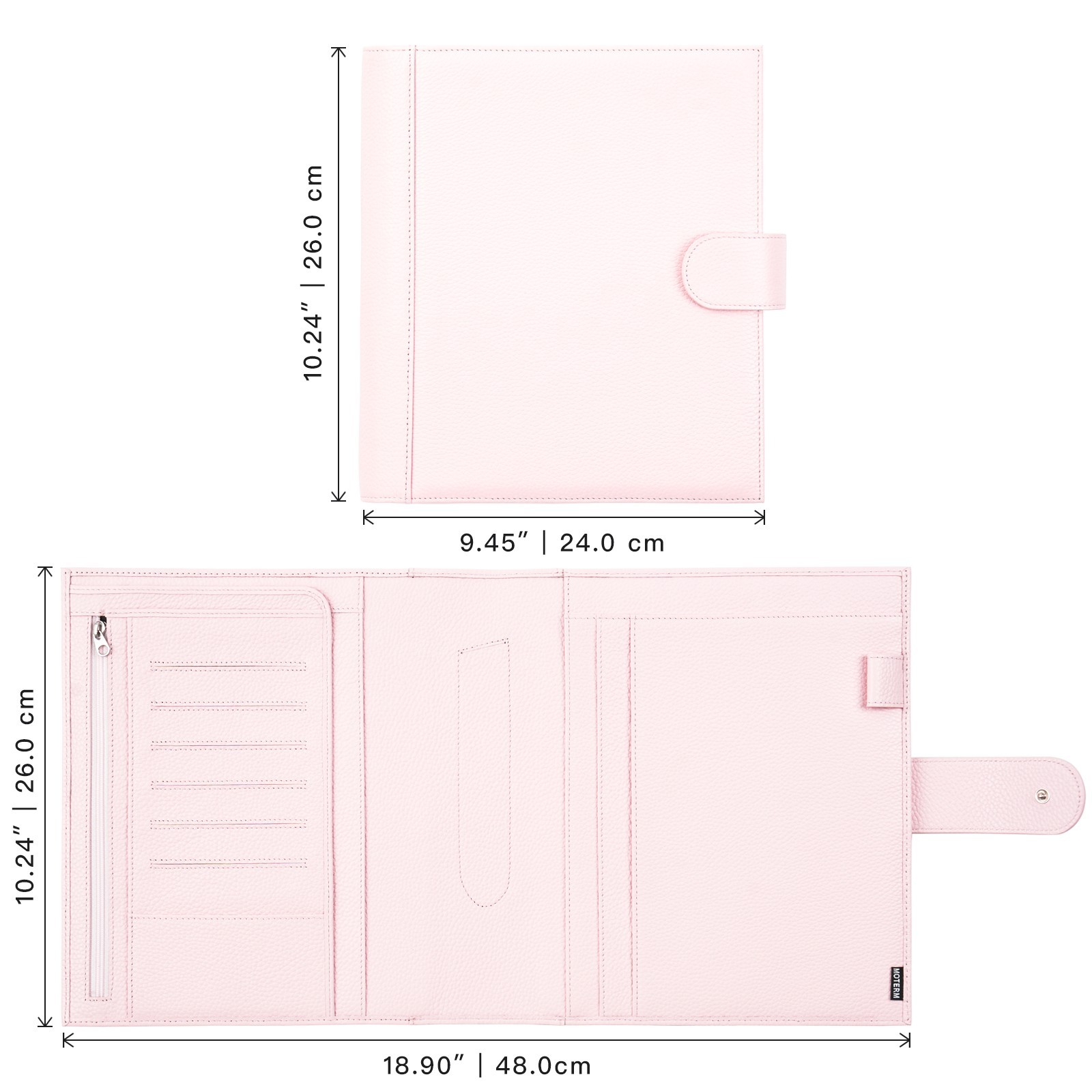 Moterm Genuine Leather Discbou - Leather Work Notepad 评论和价格