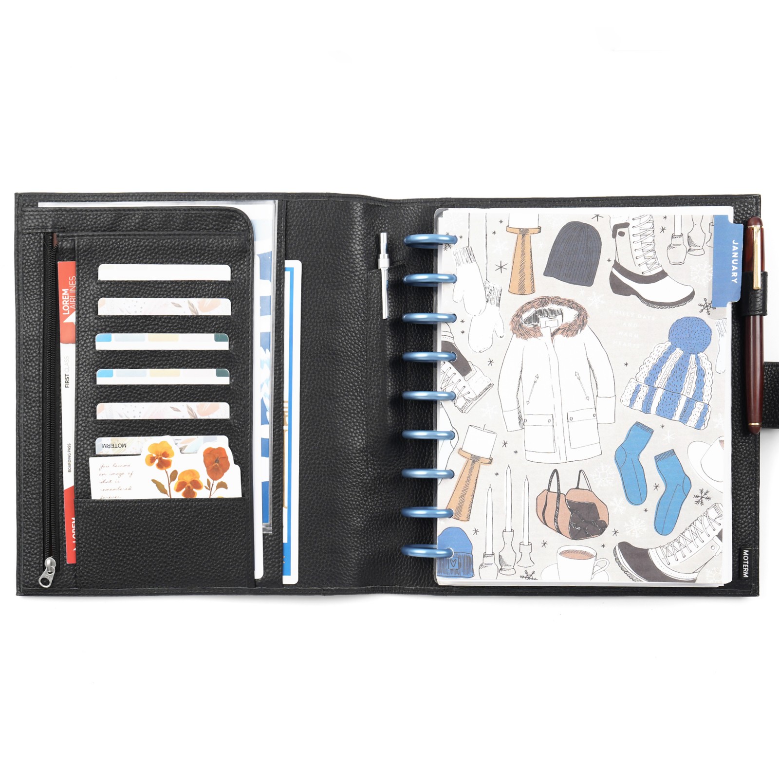 Moterm Genuine Leather Discbou - Leather Work Notepad 评论和价格