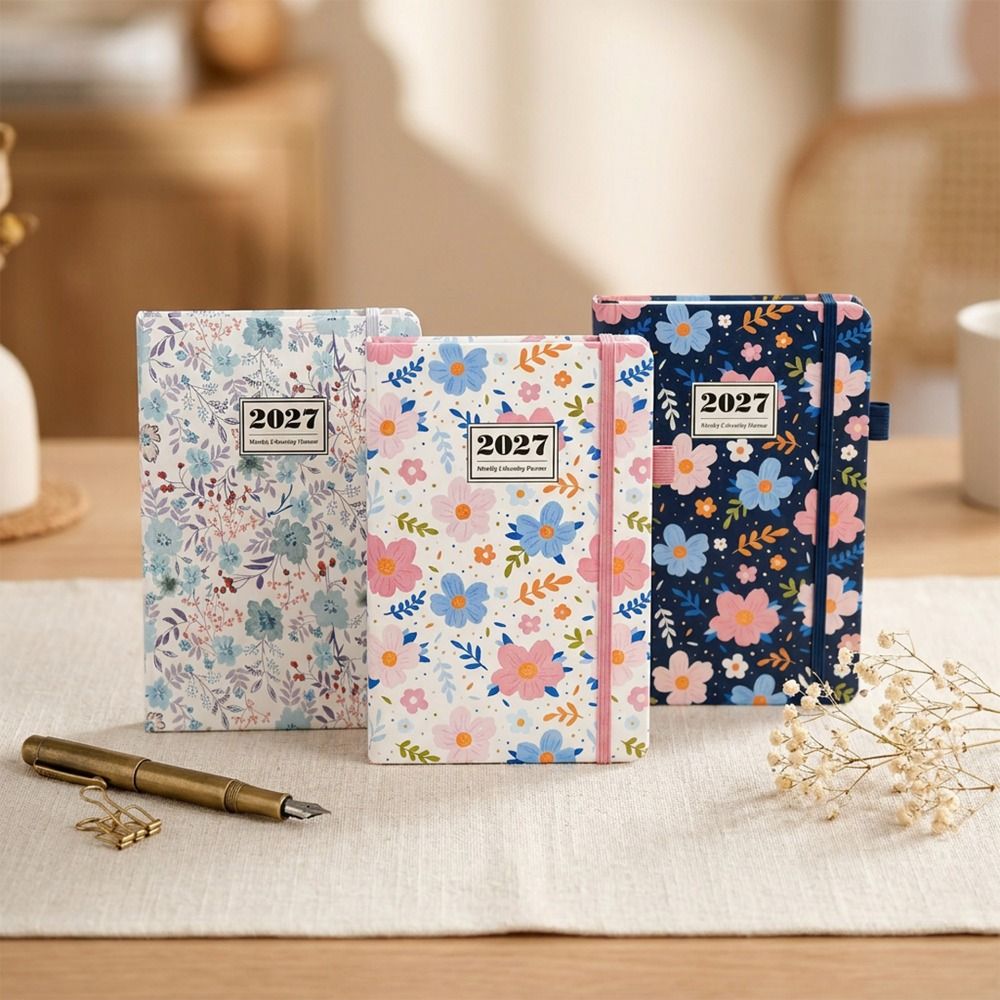 English 2027 Schedule Planner  - Leather Work Notepad 评论和价格