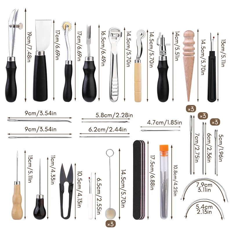 KRABALL Professional Leather C - Leatherwork Tool Kit 评论和价格